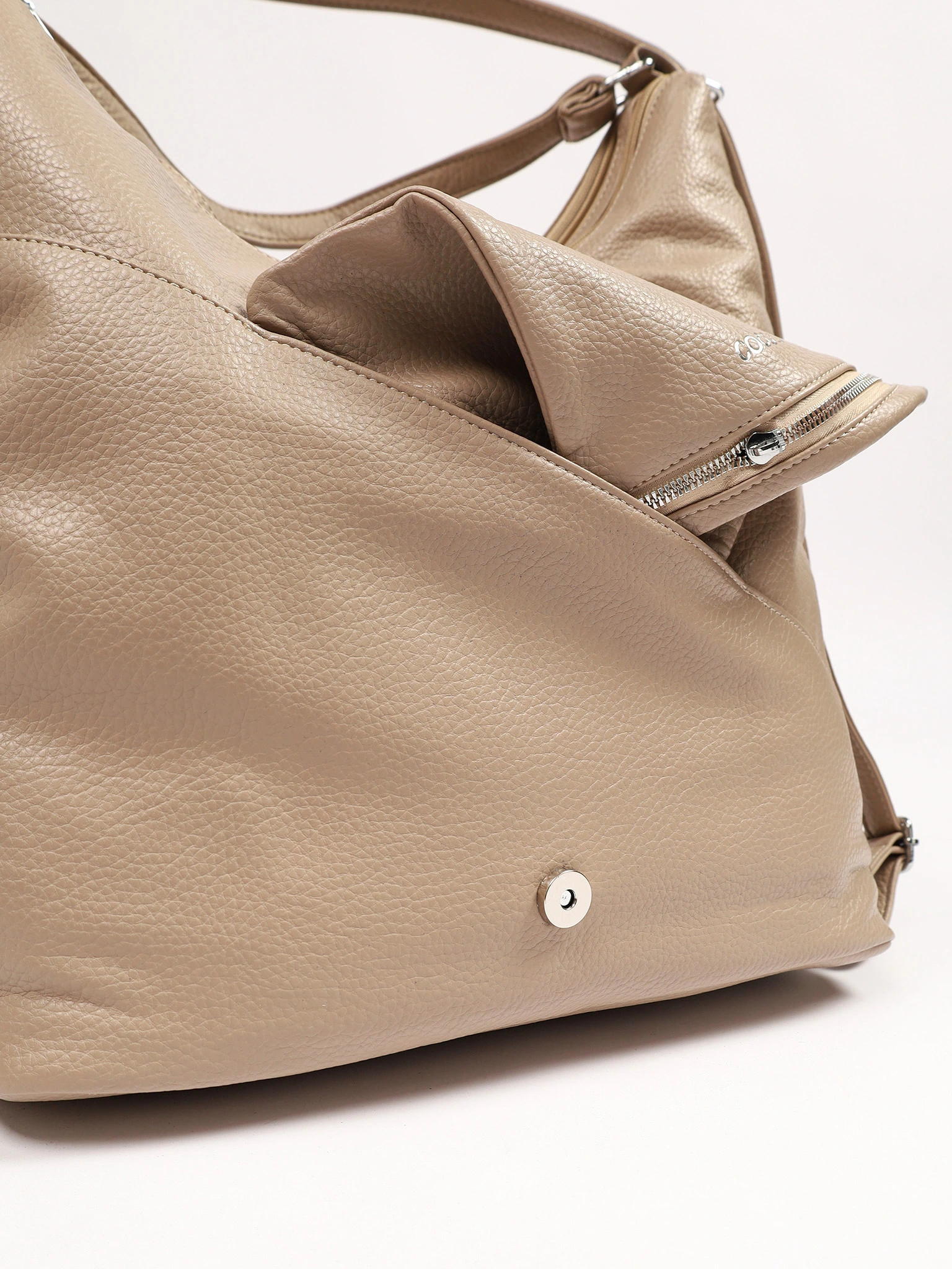 Сумка-шоппер  с регулируемыми ручками, откидным карманом и цепочкой в ассортименте